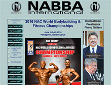 Tablet Screenshot of nabba-international.org